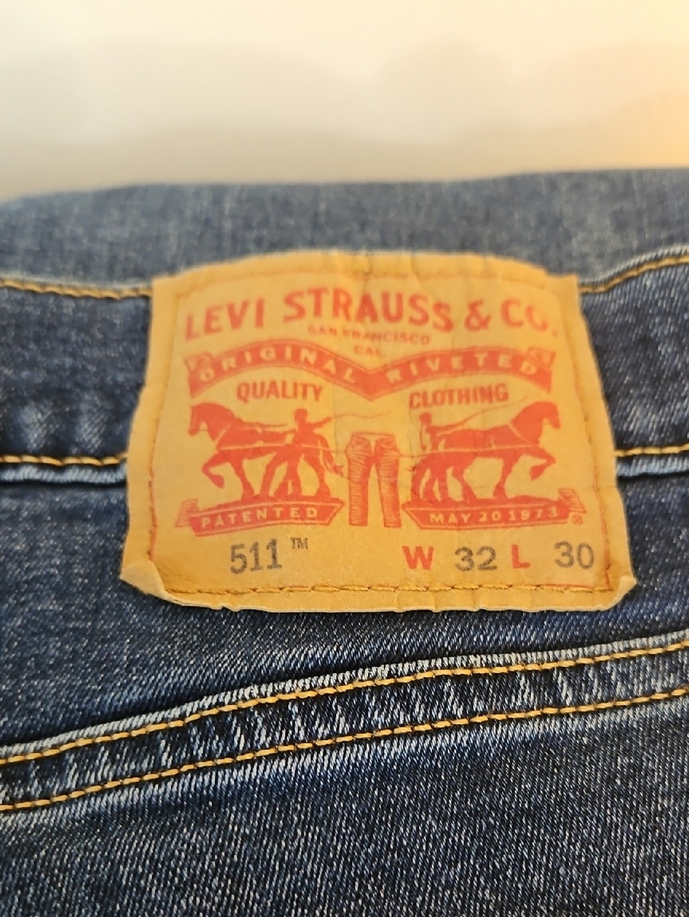 Men's Levi's® 511™ Slim Fit Flex Jeans Blue Medium Wash Size 32x30 - Picture 5 of 8